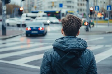 The man stood at the crossroads, unsure of which direction to go.