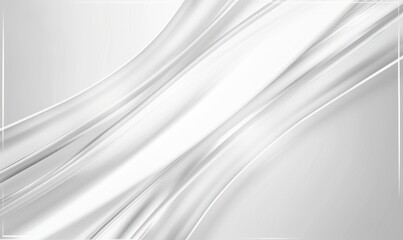 Fototapeta premium Silver border frame simple abstract background. Backdrop for design and texts