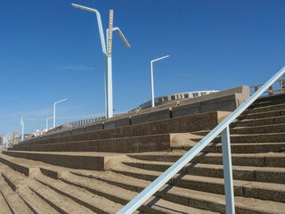 Am Strand von Scheveningen in Holland