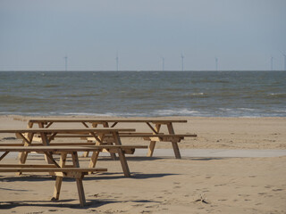 Am Strand von Scheveningen in Holland