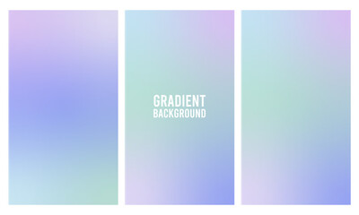chromatic color gradient background, bundling, for social media template