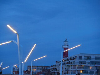 Am Strand von Scheveningen in Holland