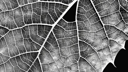 Intersecting lines that suggest the vein patterns seen in leaf structures