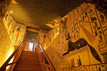 Nefertari tomb in the Valley of the Queen in Luxor, Egypt © Maurizio