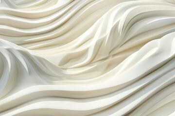 Organic lines inspired by the rippling patterns found in desert sand dunes