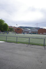 Soccer match in the village