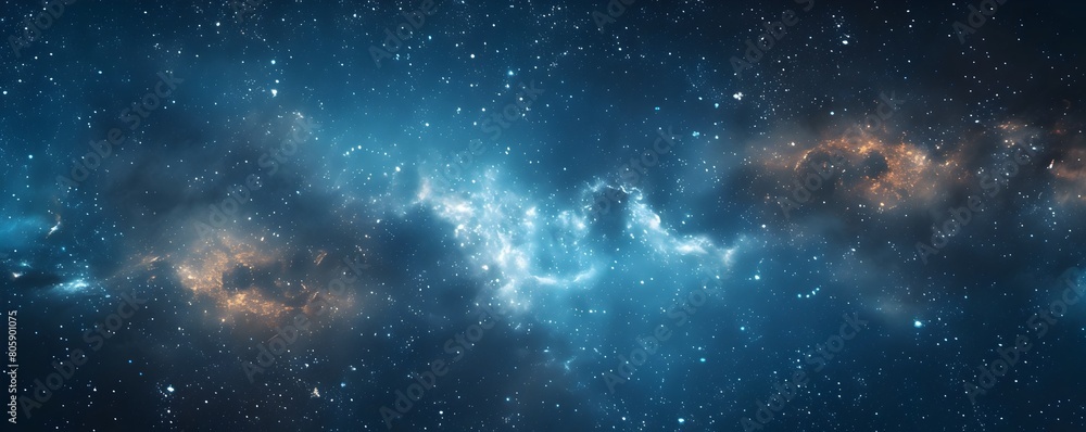 Aufkleber enchanting cosmic backdrop with mystical celestial elements providing a serene and ethereal setting