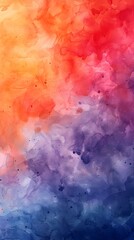 Pastel Watercolor Wash Backdrop with Gentle Gradient for Art Supplies and Digital Designs with Empty Space for Copy