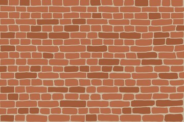 Red brick wall 