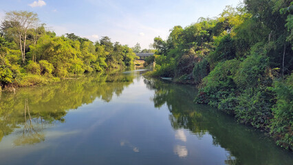 scenic landscape at sangker river