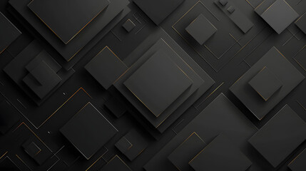 abstract black square background