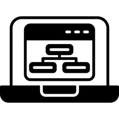 Fototapeta premium Sitemap Icon