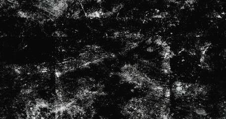 black white grunge texture surface with scratches and stain for vintage retro flim overlay