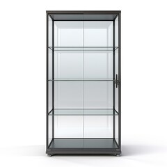 Display cabinet steelgray