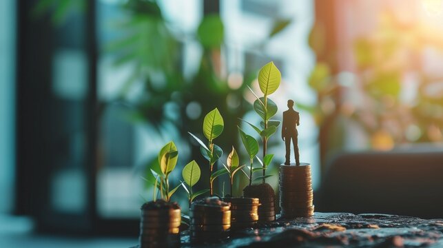 An inspirational coaching concept image showcasing a mentor giving personal growth and development advice, with a focus on career advancement, skill improvement, and achieving life goals.