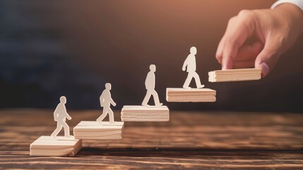 An inspirational coaching concept image showcasing a mentor giving personal growth and development advice, with a focus on career advancement, skill improvement, and achieving life goals.