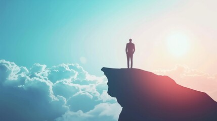 An inspirational coaching concept image showcasing a mentor giving personal growth and development advice, with a focus on career advancement, skill improvement, and achieving life goals.