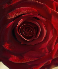 Background with red rose flower, macro detail