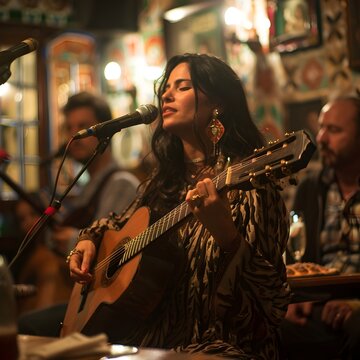 Soulful Fado Performance in Historic Lisbon Tavern Capturing Cultural Essence and Tradition