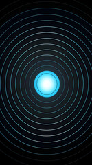 concentric circles minimalistic simple technology background