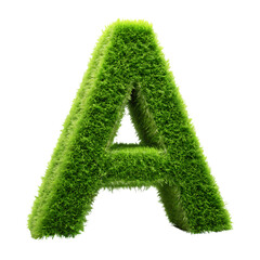 Grass letter A