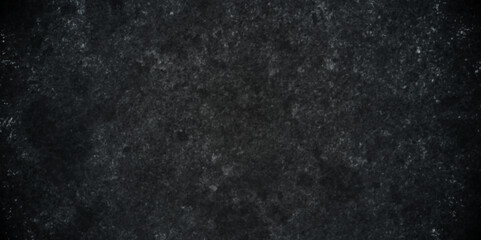 Old dark black stone wall grunge backdrop texture background. monochrome slate grunge concrete wall black backdrop vintage marbled textured border background.	
