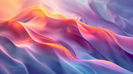 Fototapeta premium Abstract digital background with smooth gradients in trendy colors 