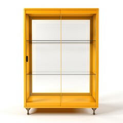 Display cabinet yellow
