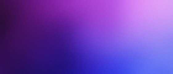 Fototapeta premium blue and purple gradient blur abstract background with grain noise texture