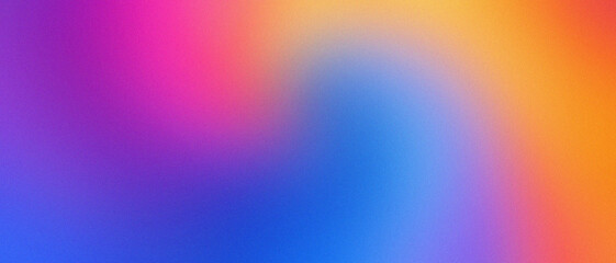 Obraz premium colorful gradient blur abstract background with grain noise texture