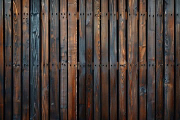 slats of a wooden wall 
