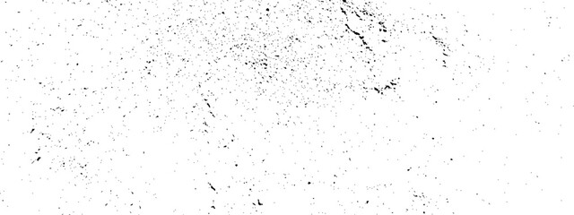 Black and white dirty cracked Dust overlay distress grungy effect paint. Black and white grunge seamless texture. Dust and scratches grain texture on white and black background.