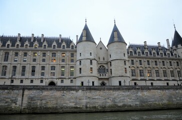 Fototapeta premium Paris, France 03.26.2017: La Conciergerie, former prison transformed into courts