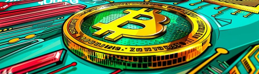 A digital currency that uses peer-to-peer technology to facilitate instant payments.