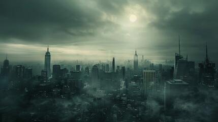 Fototapeta premium Beautiful skyline