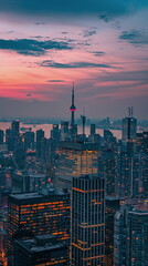 Fototapeta premium Beautiful skyline