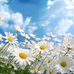 field of daisies