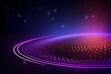 circular mesh minimalistic simple technology background