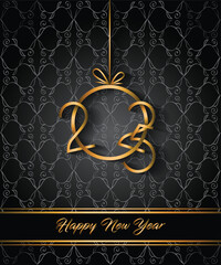 2025 Happy New Year background for your seasonal invitations, festive posters, greetings cards.