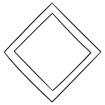 recommend clip art: ingwaz rune illustration hand drawn outline vector