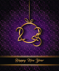 2025 Happy New Year background for your seasonal invitations, festive posters, greetings cards.