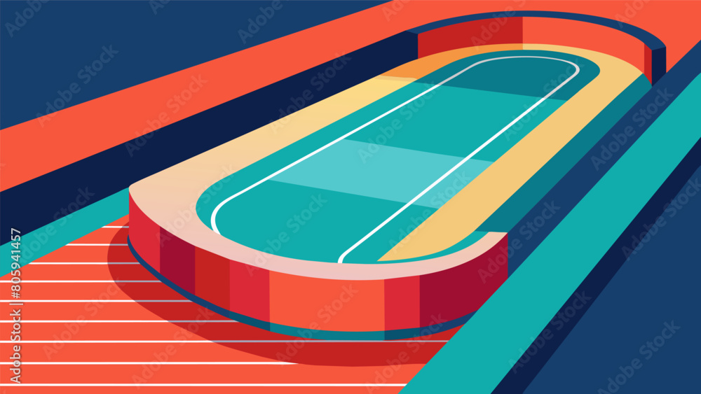 Aufkleber the indoor soft track is equipped with stateoftheart cushioned flooring protecting joints and aiding