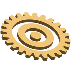 3d engineer sign with png format, 3-dimension engineering symbol, engineering sign, cogwheel sign in the industry