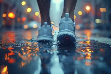 Obraz premium global running Day greeting card professional photography