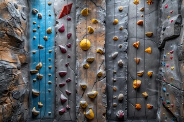 rock climbing wall sport professional photography