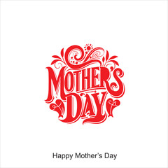 mothers day typographic