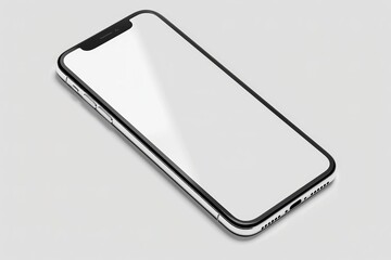 A sleek black and white iPhone showcasing its flawless glass screen.