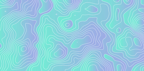 Colorful topology contour map texture vector design for print work