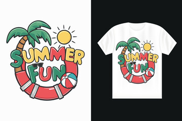 Summer t-shirt design, summer vacation t shirt design, beach vacation. 