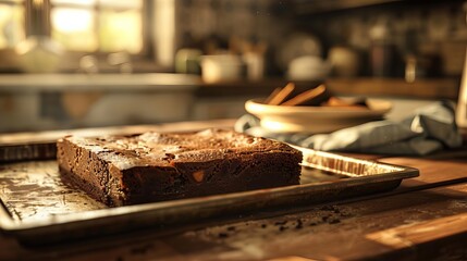 A cake ready to be served